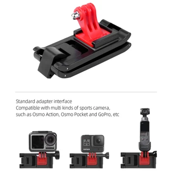 

Backpack Bag Clamp Clip for Gopro 8 7 5 4/Osmo Action Pocket/SJ7000 SJ8 SJ4000/ for Xiaoyi 2 4k Action Camera Holder Accessories