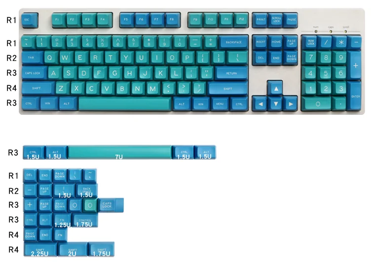 MAXKEY keycaps SA Double shot ABS keycap 134 клавиш для механической клавиатуры hhkb filco|Клавиатуры| |