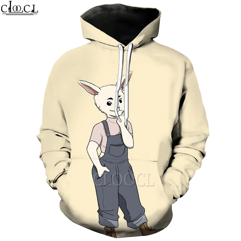

CLOOCL Cartoon Anime BEASTARS Casual Streetwear 3D Print Hoody Sweatshirts Boy Tracksuit Tops Men Women Fashion Hoodies