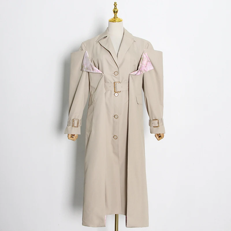 TWOTWINSTYLE Casual Patchwork Windbreaker Jacket