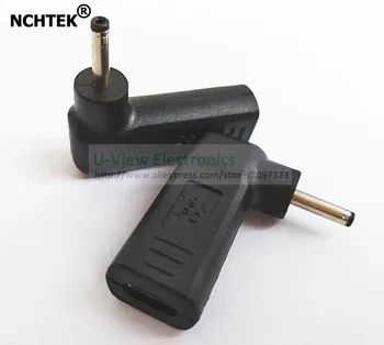 

NCHTEK 90 Degree Angled USB 3.1 Type C USB-C Female to DC 19V 3.0*1.1mm Male PD Emulator Trigger Adapter/Free Shipping/10PCS