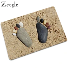 Zeegle напольный коврик, коврик для двери, Противоскользящий резиновый напольный ковер, водонепроницаемый коврик для ванной и душа, коврик для ванной комнаты, 3D Рисунок, коврик для ног