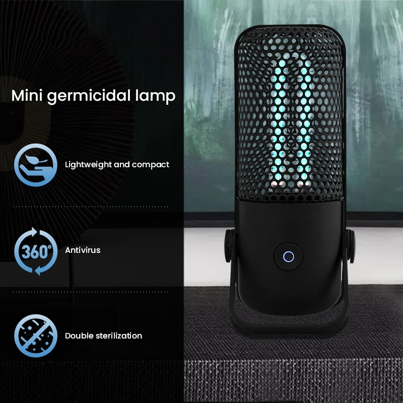 

Ultraviolet For Sterilization and DisinfectPortable Household DisinfectionLamp car Purification USB Rechargeable Germicidal Lamp