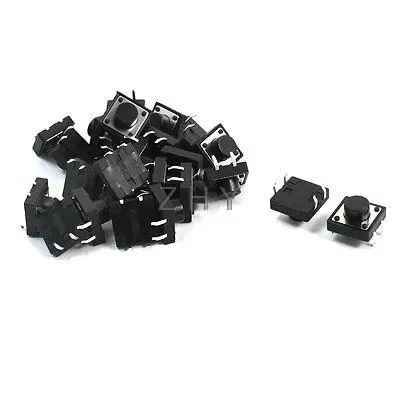 

25Pcs Momentary Tact Tactile Push Button Switch 12x12x7mm 4-pin DIP