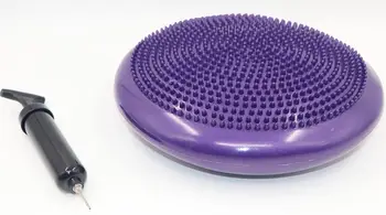 

Yoga massage air cushion inflatable Balance plate Yoga balance pad Integrated Fitness inflatable soft Yoga ball