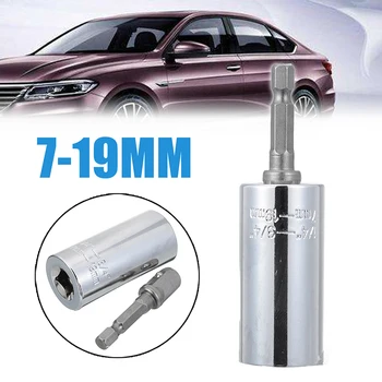 

Universal 2pcs Torque Wrench Head Set Socket Sleeve 7-19mm Power Drill Ratchet Bushing Spanner Key Grip Multi Hand Tool