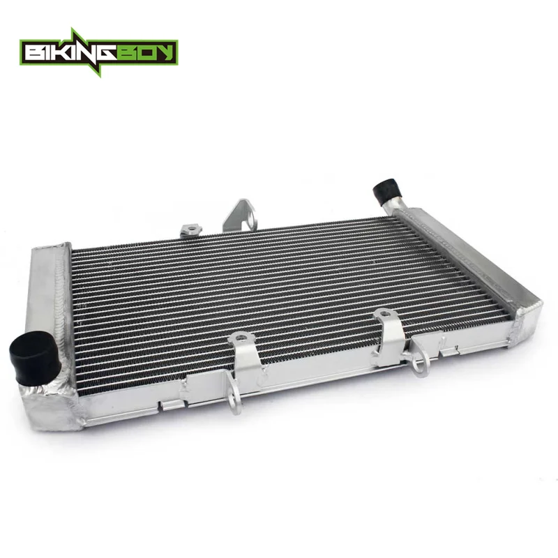 BIKINGBOY для Honda CBR 600 F 11 12 13 CBF600FA ABS 2011 2012 2013 радиатор двигателя водяное охлаждение Охладитель полированный сердечник из сплава 22 мм