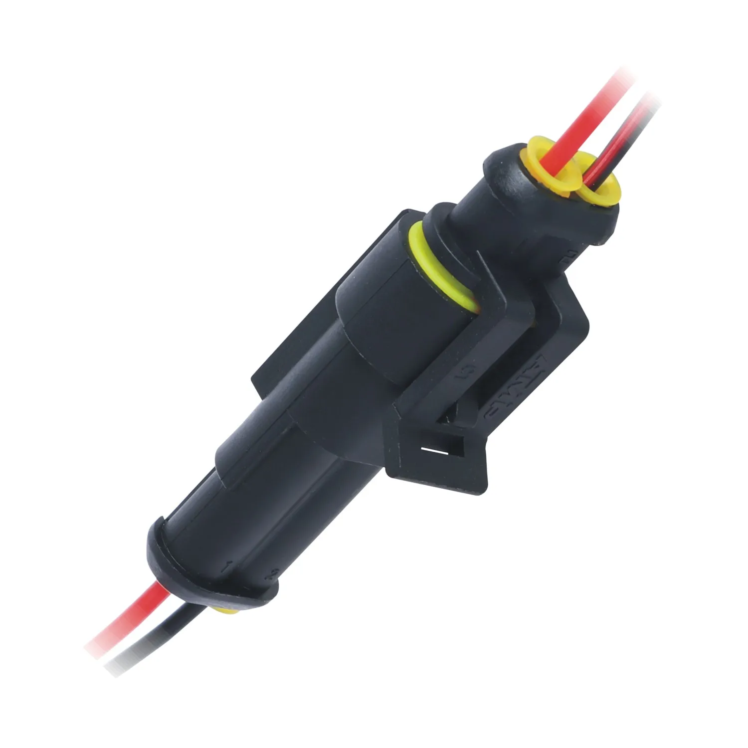 10PCS 2Pin Way автомобилей Водонепроницаемый мужской женский электрический разъем разъем комплект проводов