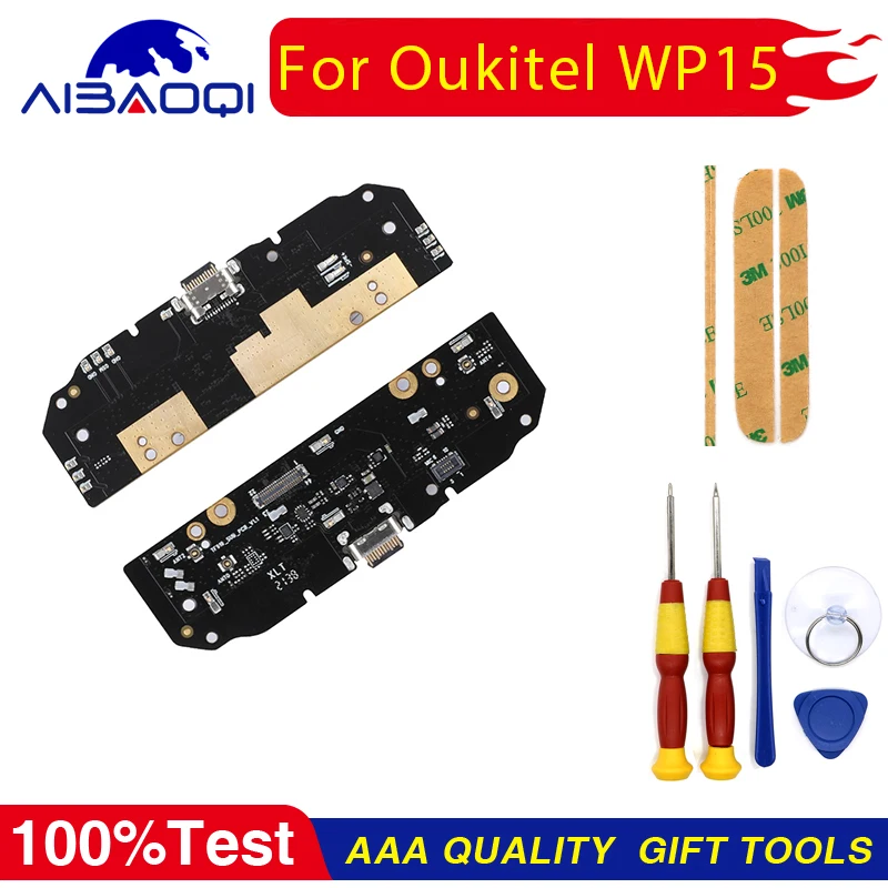 

USB Plug Charge Board Assembly Repair Parts For Oukitel WP15 USB Board with MIC Mobile Phone
