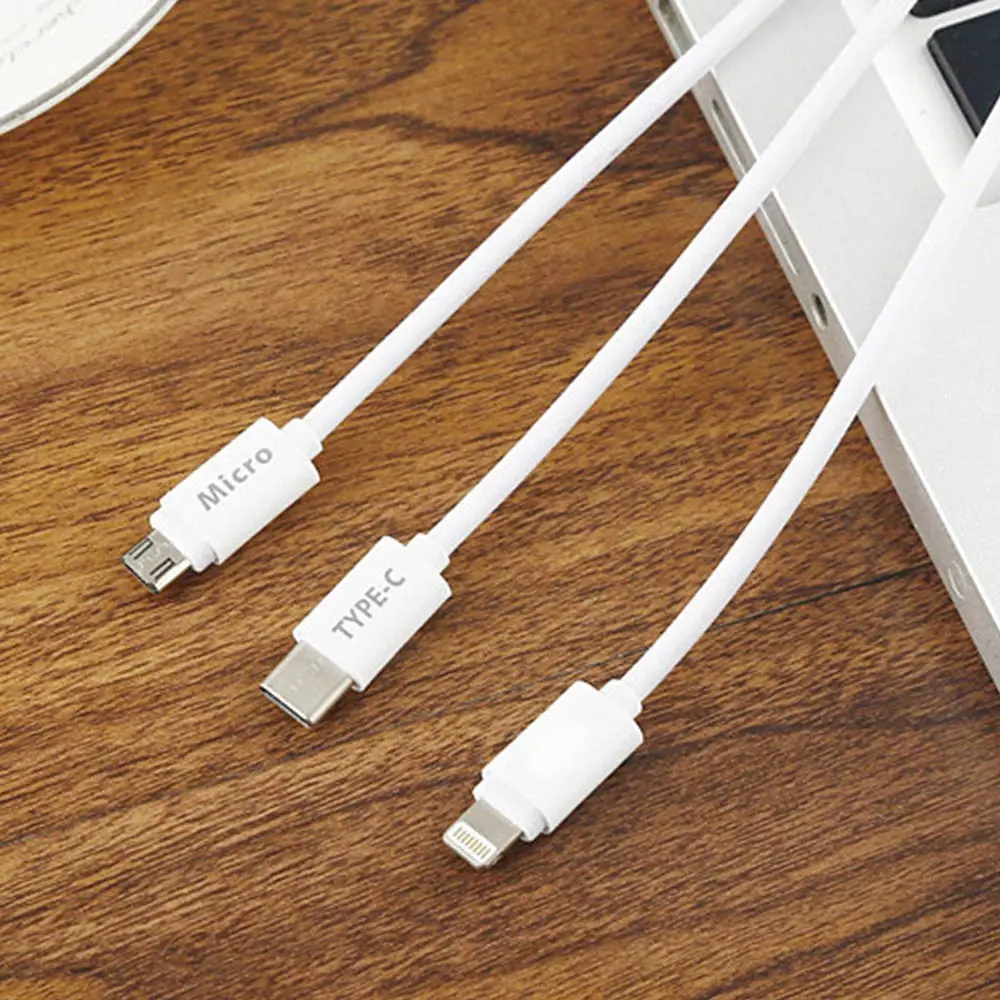 FDBRO 3 в 1 USB кабель для Iphone 6 7 Plus 8 XS Micro USB кабель для телефона samsung usb type C кабель для huawei для Xiaomi