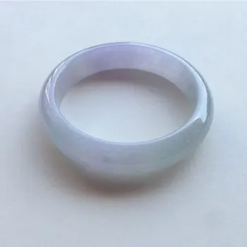 

Zheru Jewelry Natural Jadeite Light Purple 54-64mm Bracelet Elegant Princess Jewelry Best Gift