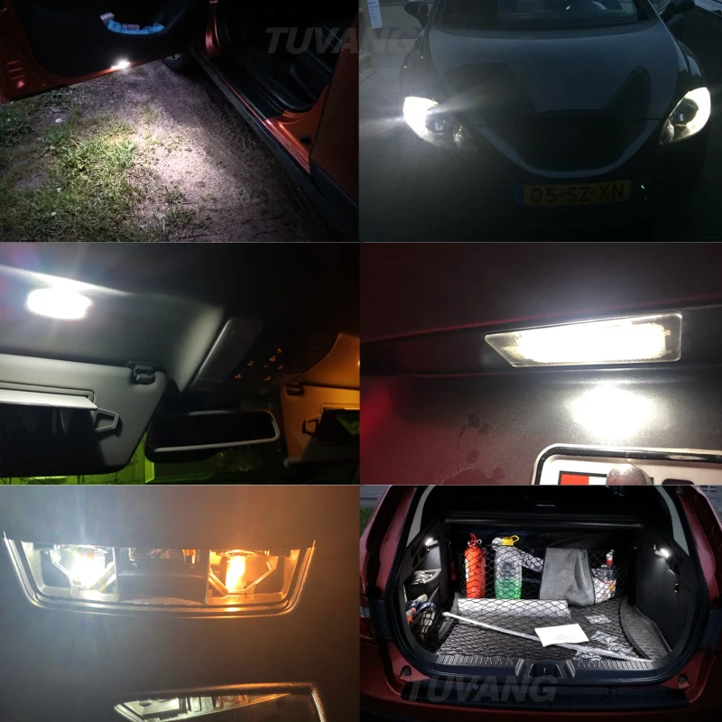 2x T10 194 168 светодиодные лампы w5w Cree чип для автомобиля DRL габаритная подсветка