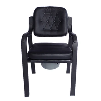 

M8 Bedside Commode Chair- with Padded Toilet Seat for Handicap and Seniors Foldable Chair Adjustable Height