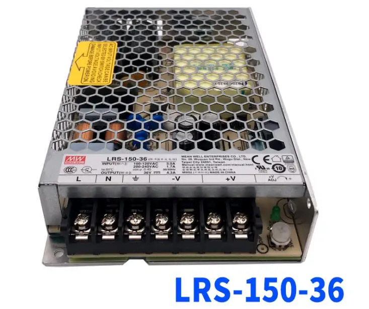 [Семь Неоновые] бренд MEAN WELL представляет LRS-150-36 е-байка 36В 4.3A 150 Вт высокой мощности Мощность высокая эффективность один Выход переключение Питание