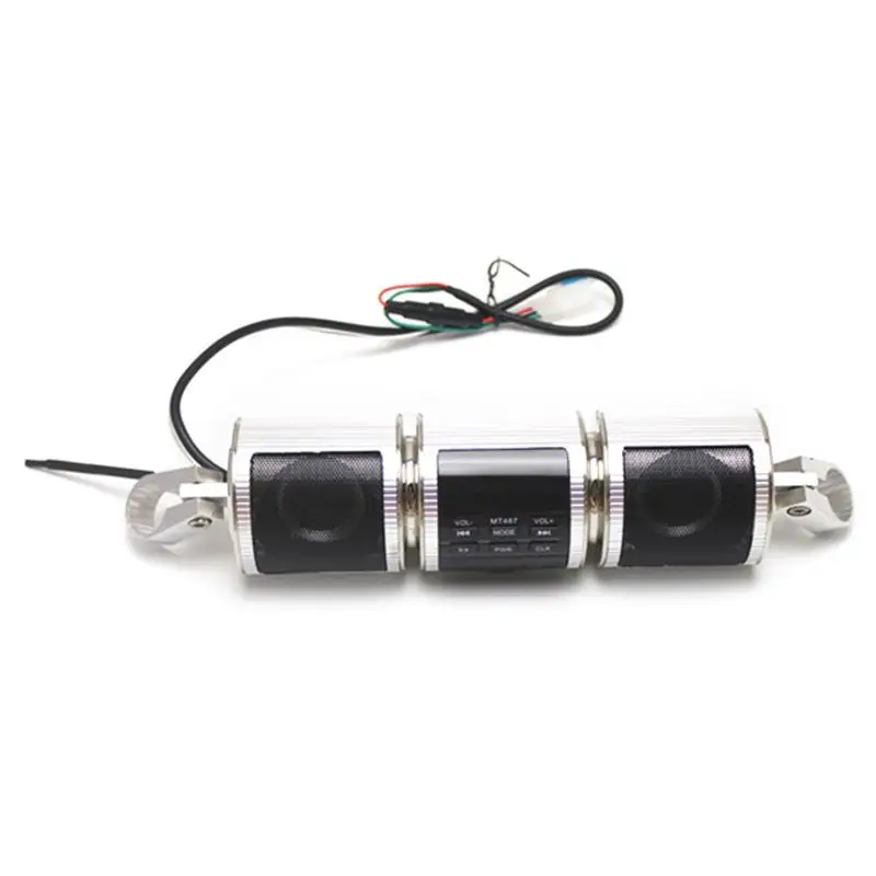 Мотоцикл MP3 музыкальный плеер динамик Bluetooth FM радио стерео регулируемый кронштейн G6KC