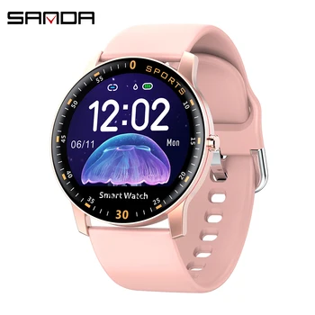 

SANDA Screen Touch Smart Wristband Heart Rate Monitor Smart Watch Fitness Waterproof Sport Tracker Bracelet Smartwatch Band