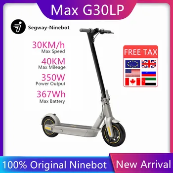 

2020 New Original Ninebot Max G30LP Electric Scooter Smart Foldable Kickscooter Dual Brake 10inch 40km Mileage with APP