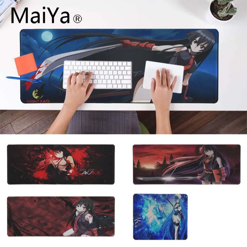 MaiYa горячая Распродажа Акаме Ga kill аниме красивый коврик для мышки в стиле аниме большая акция большой игровой коврик для мыши клавиатуры коврик