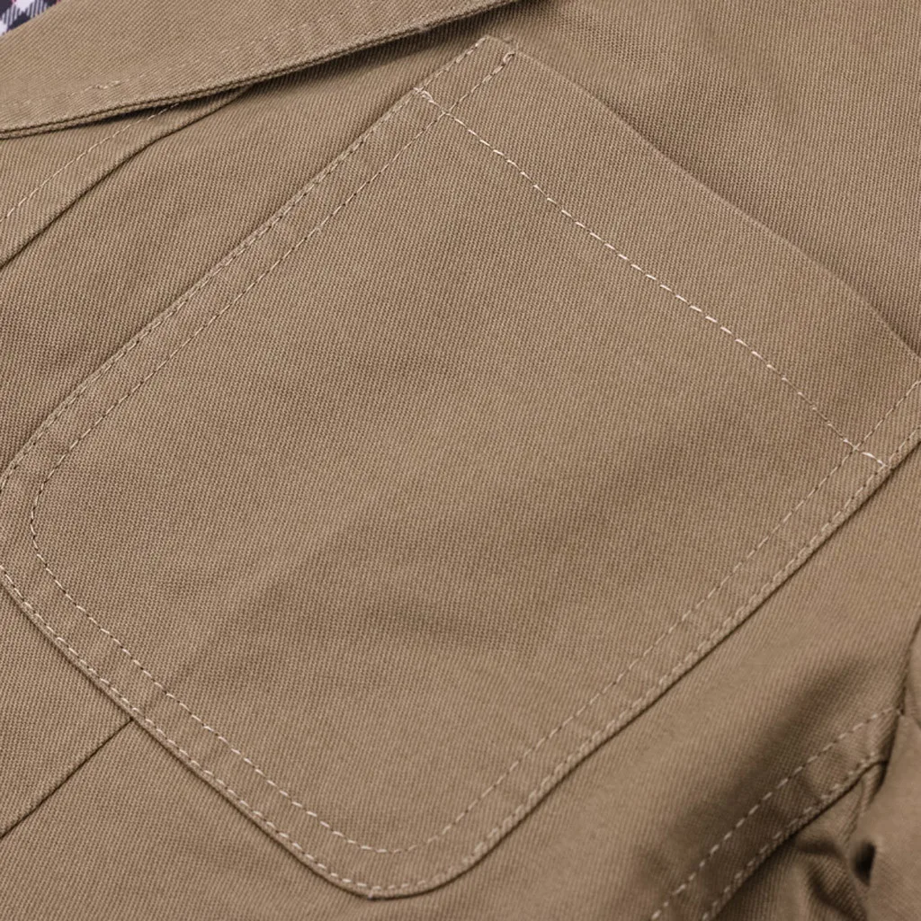 Men's fashion casual solid color lapel single-breasted button long-sleeved business suit jacket shirt W0820