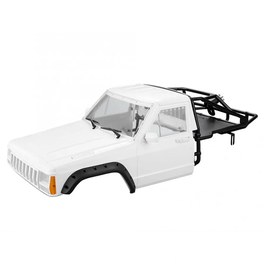 Пластик RC кузова кабины и задняя половина клетка подходит для TRX4 SCX10 90046 313/324 мм Колесная база 1/10 RC Гусеничный автомобиль аксессуары