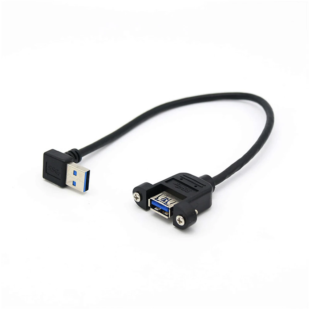Новое поступление 90 градусов вниз угол USB 3,0 A мама Панель Крепление к USB штекер удлинитель