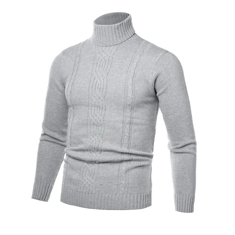 sweater hoodie Winter Men's High Quality Turtleneck Sweater Thicken Sweater Casual Pullover mens pullover sweater