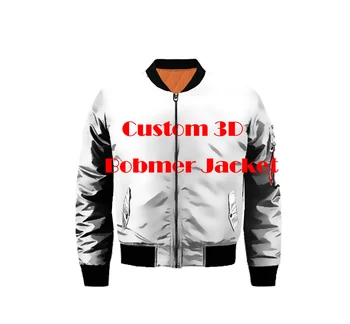 

LIASOSO 3D Custom Made DIY Winter Thick Men Bomber Jackets Army Military Oversized Casual Flight Jacket Adult Coat Drop Ship