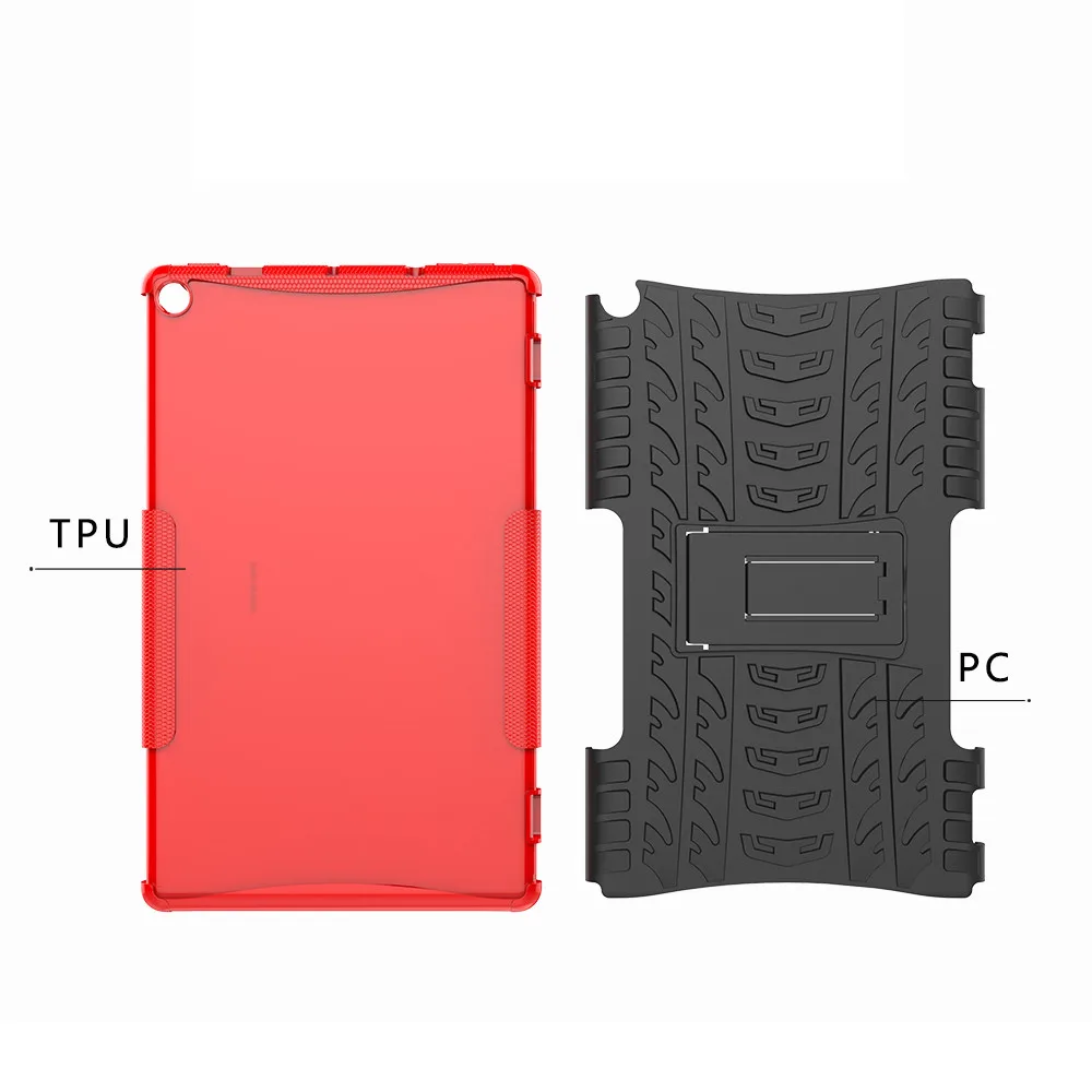 Чехол-подставка для Amazon Kindle Fire HD 10 гибридный прочный жесткий резиновый ПК чехол-подставка защитный кронштейн ударопрочный корпус
