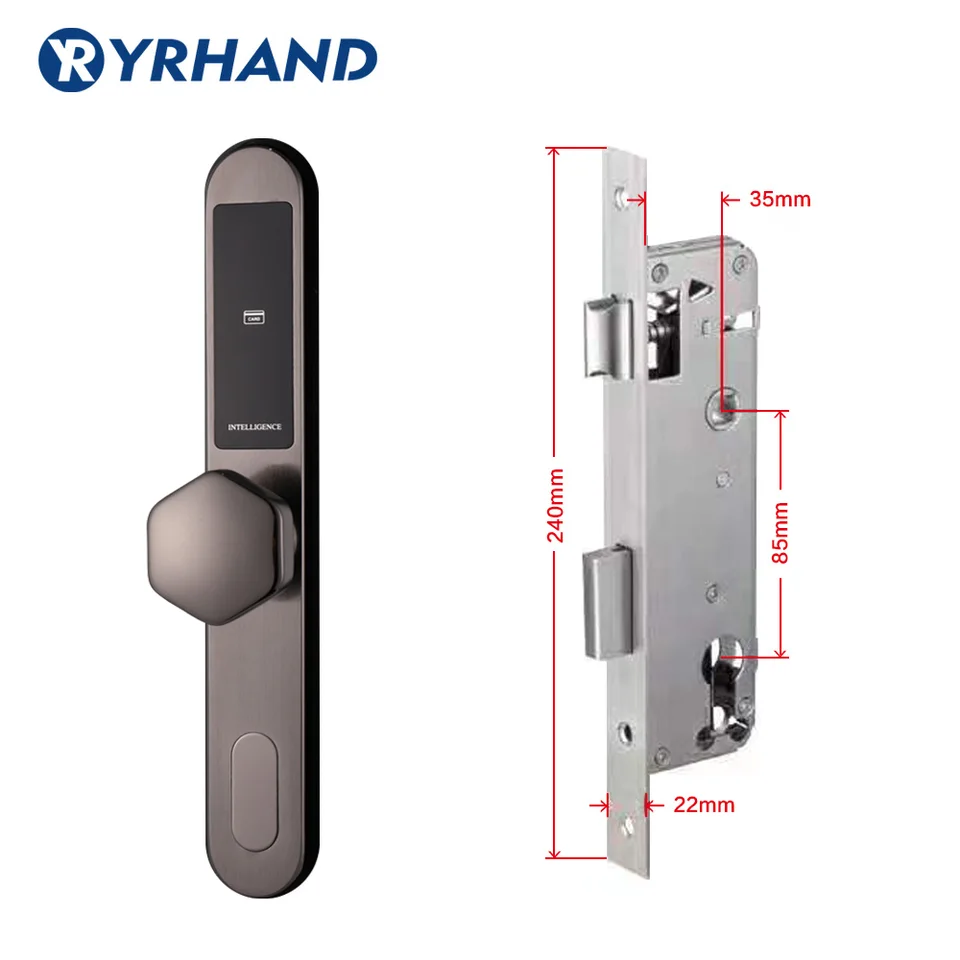 Electronic Sliding Door Lock Smart Digital Keypad Code Keyless