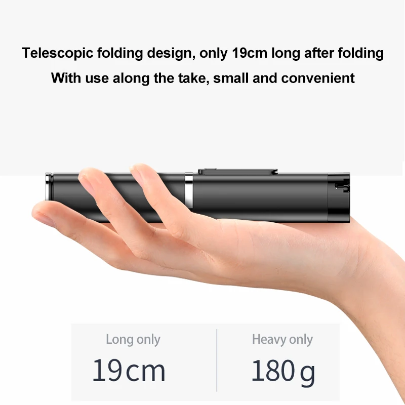 CYKE H1 Bluetooth селфи-палка портативный ручной умный Штатив для телефона, фотокамеры с беспроводным пультом дистанционного управления для iPhone samsung huawei xiaomi