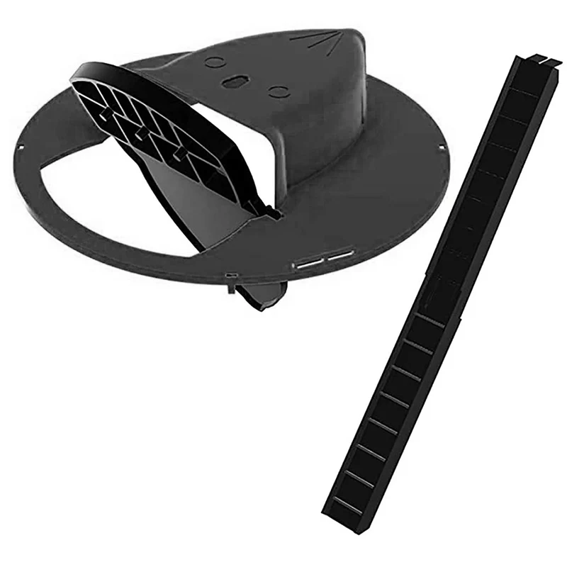 Rattenfalle, Eimer-Mausefallen, Mausfangwerkzeug – Automatische Mausefalle mit Flip-and-Slide-Deckel, wiederverwendbare Mausefalle