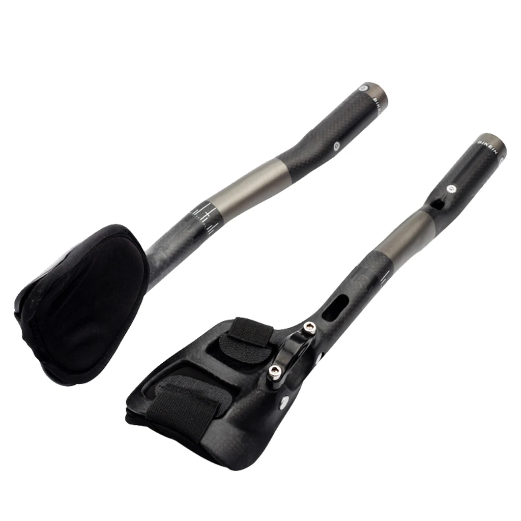 Bike Rest Handlebar Carbon Fiber Bicycle Aero Bars Tri Bars for Mountain Road Cycling Arm Resting