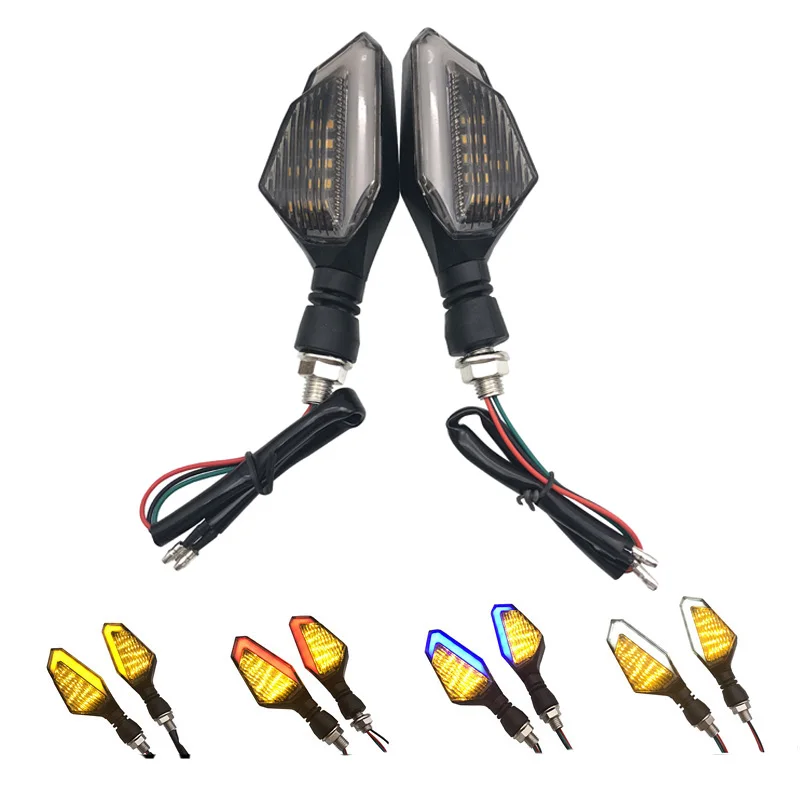 

2pcs Universal LED Motorcycle Turn Signals Light 12 LED Blinker Front Rear Lights for Harley Cruiser Honda Kawasaki BMW Yamaha
