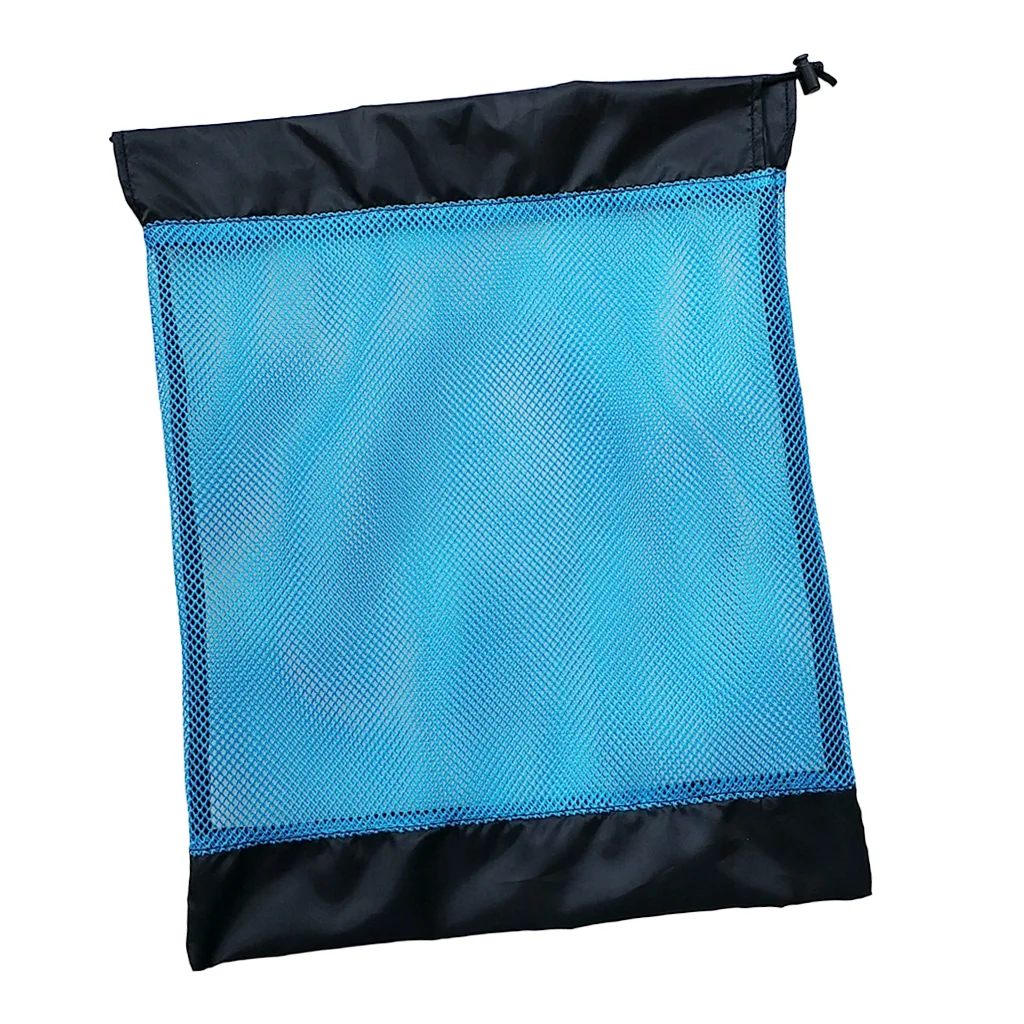 Mesh Bag & Drawstring Closure for Scuba Diving Snorkeling Sports Equipment Accessories - Choice of Colors