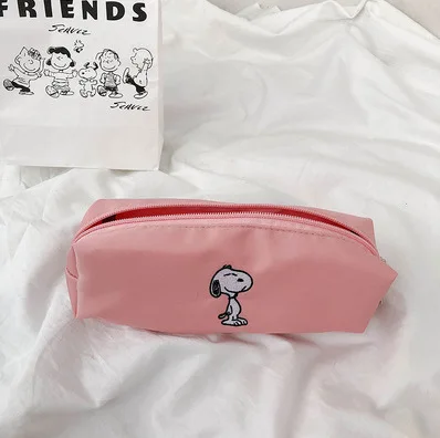 Чехол-карандаш SIXONE Ins Avocado Puppy Floret в простом стиле, Большая вместительная сумка для хранения, Корейская сумка для ручек с вышивкой, косметичка