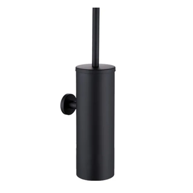 

Toilet Brush Holder Brushed Nickel/Black Stainless Steel Wall-Mounted Bathroom Toilet Scrub Cleaning Brush Holder-Brushed Nickel