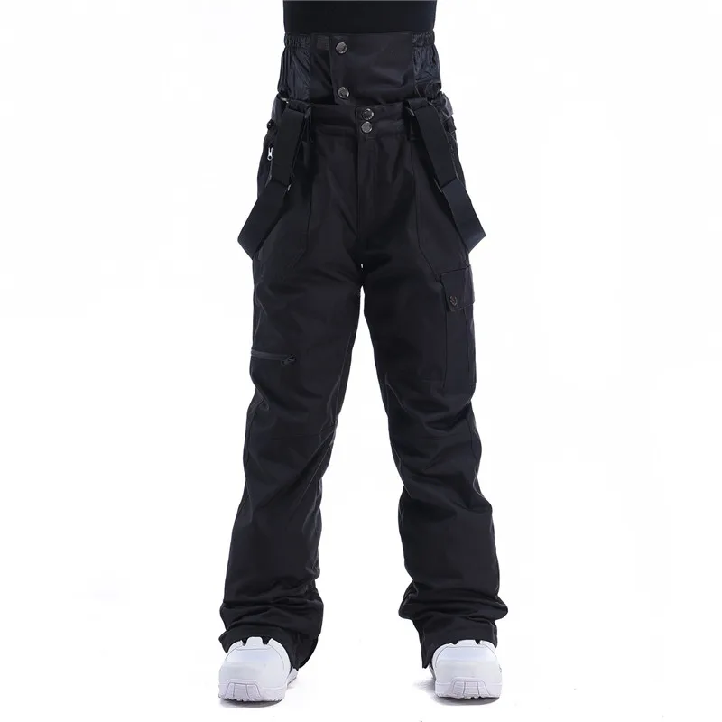 Pantalones de esquí Hombres Pantalón de esquí Mujer Pantalón de snowboard  Profesión de invierno Al aire libre Impermeable A prueba de viento Unisex