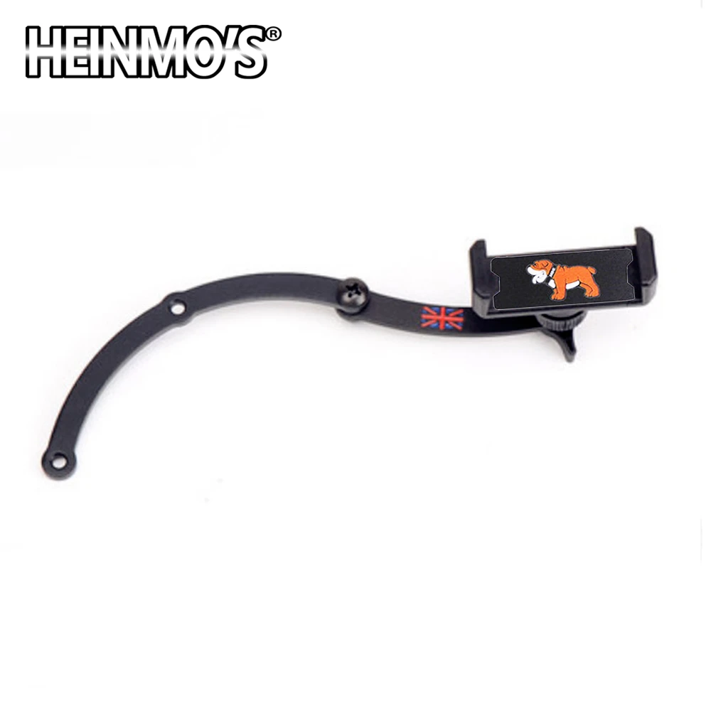 Для Mini Cooper R55 R56 R57 R58 R59 R60 R61 держатель для мобильного телефона декоративные аксессуары держатель для сотового телефона Наклейка Стиль - Название цвета: Bulldog (1)