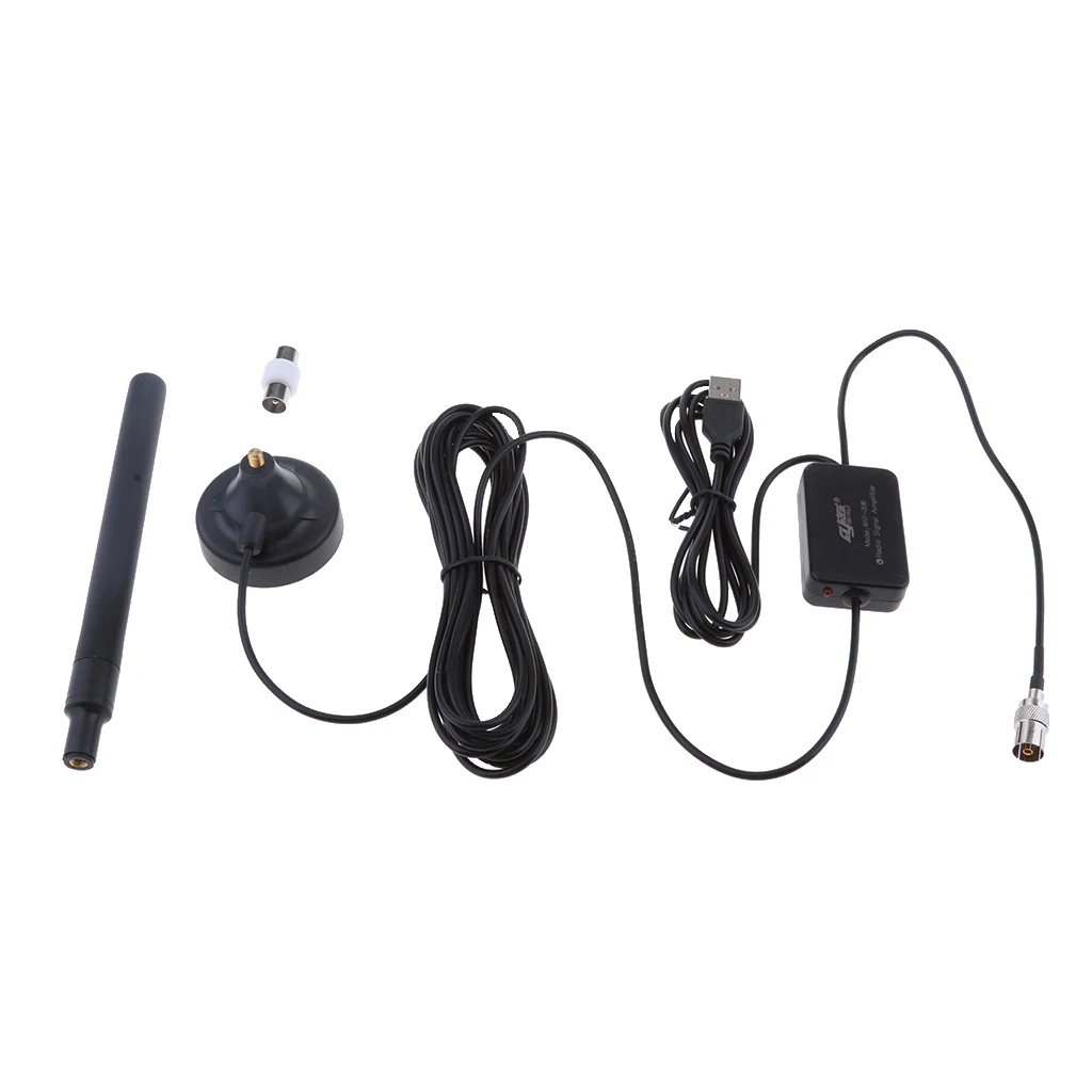 Lovoski Home Radio FM Antenna Signal Amplifier Enhanced Booster