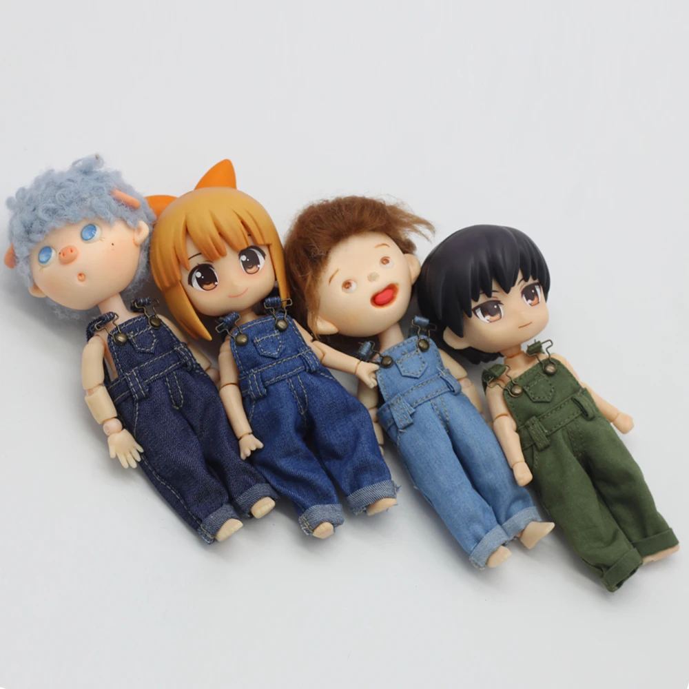 Obitsu 11 doll dress overalls clothes for OB11 Dolls Long pants