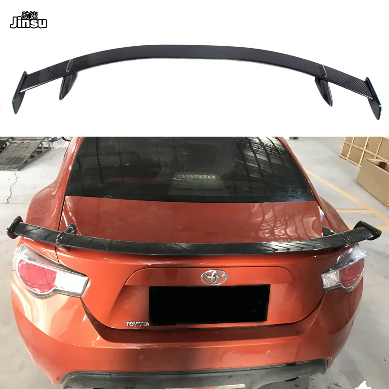 Для toyota 86 задний багажник спойлер RS Стиль карбоновый спойлер заднего бампера для scion FR-S для subaru brz cf укладки GT86 7 шт./компл