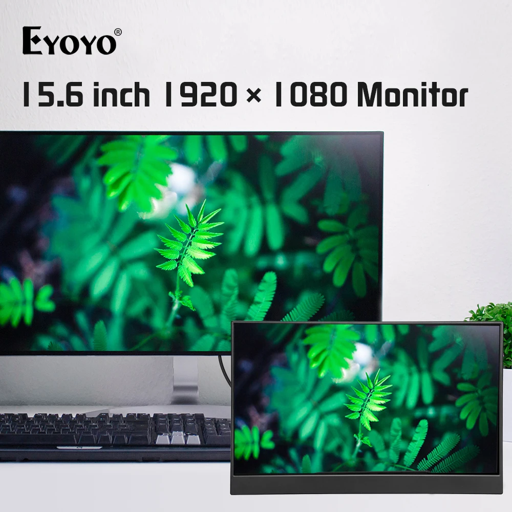 EYOYO EM15R портативный монитор 15,6 ”светодиодный usb type C Hdmi игровой монитор ips 1920X1080 FHD дисплей для PS4 ноутбука телефона Xbox переключатель