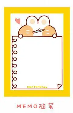 Мини-заметки милый мультфильм сообщения Mitty Cat серии Книга Марка милый Закладка - Цвет: 1