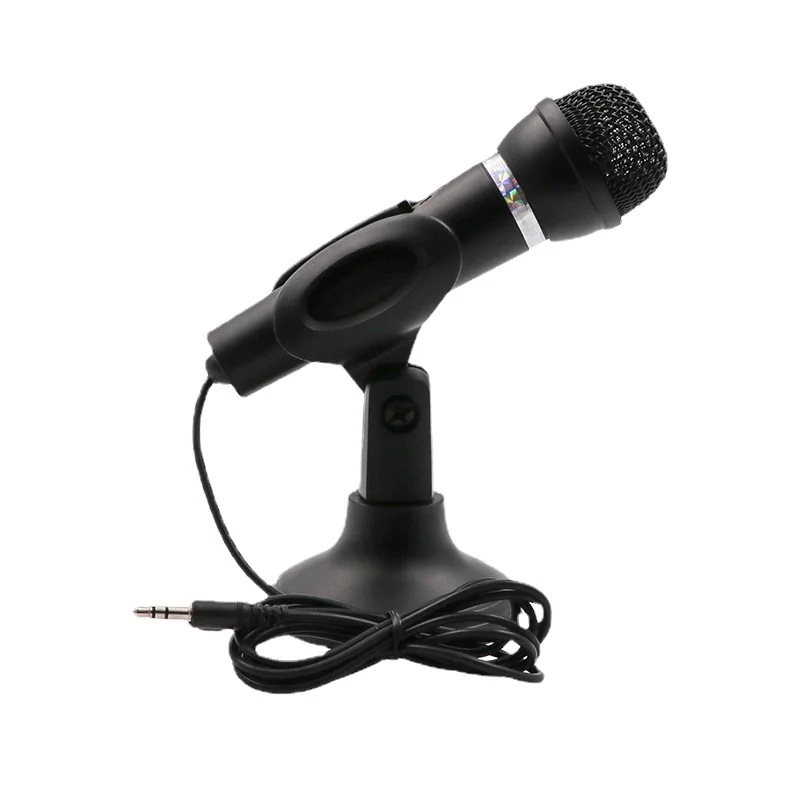 VOXLINK Microphone 3.5mm Home Stereo MIC Desktop Stand for PC YouTube Video Skype Chatting Gaming Podcast Recording microphone