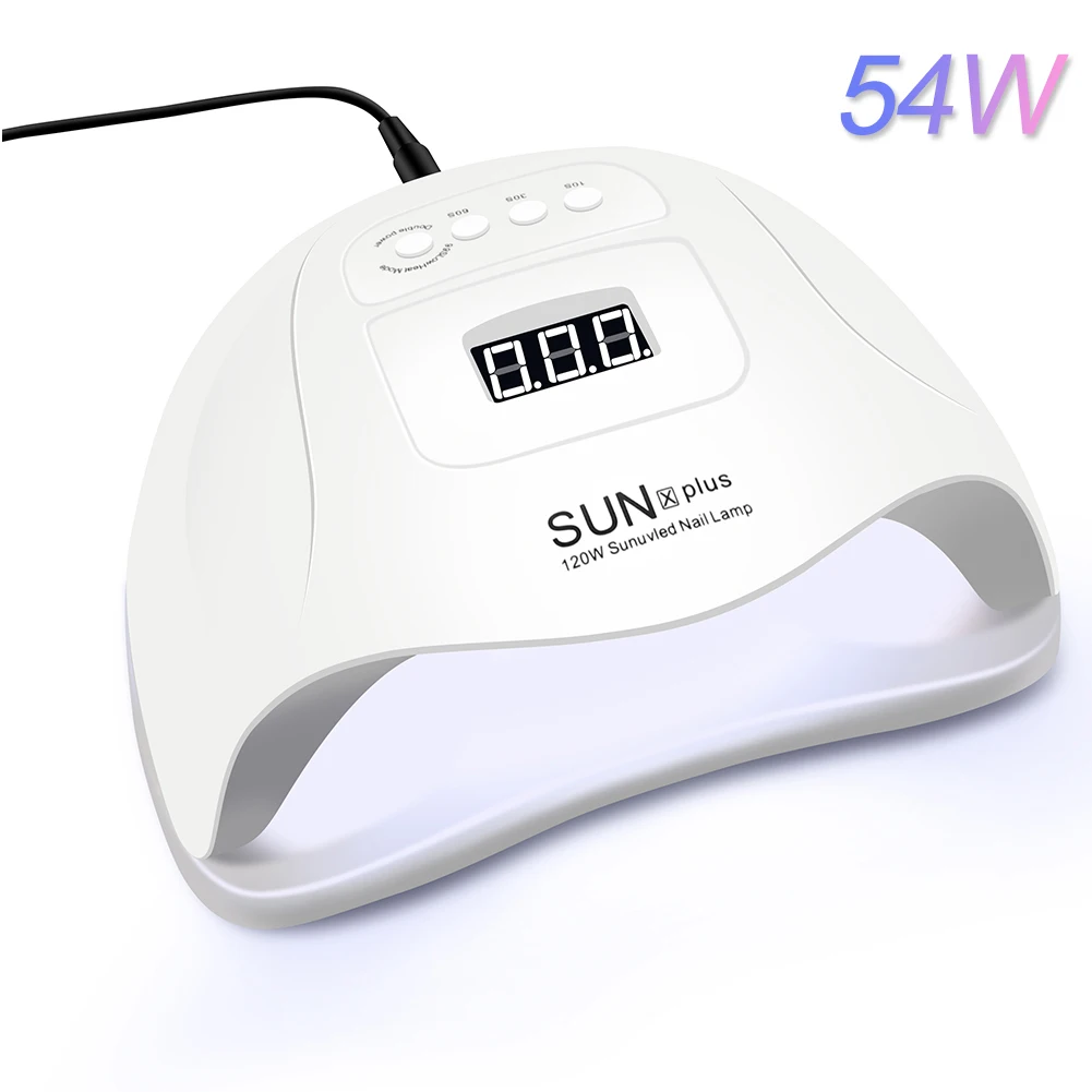 54W SUNX Plus 140 Вт 3 в 1 лампа для ногтей Сушилка электрическая дрель для ногтей машина с коллектор для всасывания пыли с ногтей пылесос оборудование для дизайна ногтей - Цвет: 54W SUNX Plus