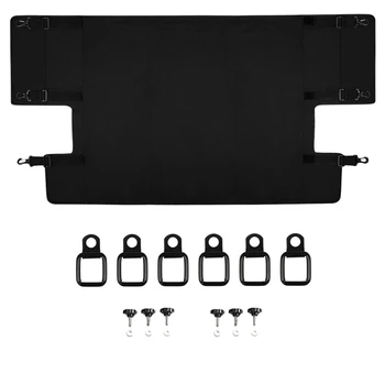 

For Jeep Wrangler 2007-2017 4-Door Car Trunk Luggage Sunshade Curtain Luggage Cover Luggage Rack Luggage Cover Pad