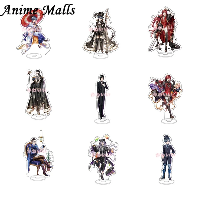 Anime Black Butler Kuroshitsuji Cosplay Stand Model Plate Sebastian  Michaelis Ciel Figures Standee Desk Decoration For