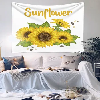 

GT052 Plant Flowers Bed Backdrop INS Hanging Cloth Net Red Cloth Tapestry Room Dormitory bu yi hua Decoration