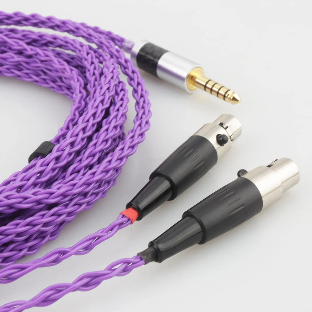4 4MM Balanced HiFi Cable Compatible with Audeze LCD 2 LCD 3 LCD 4 LCD X LCD XC Headphone and for Astell Kern AK240 AK380