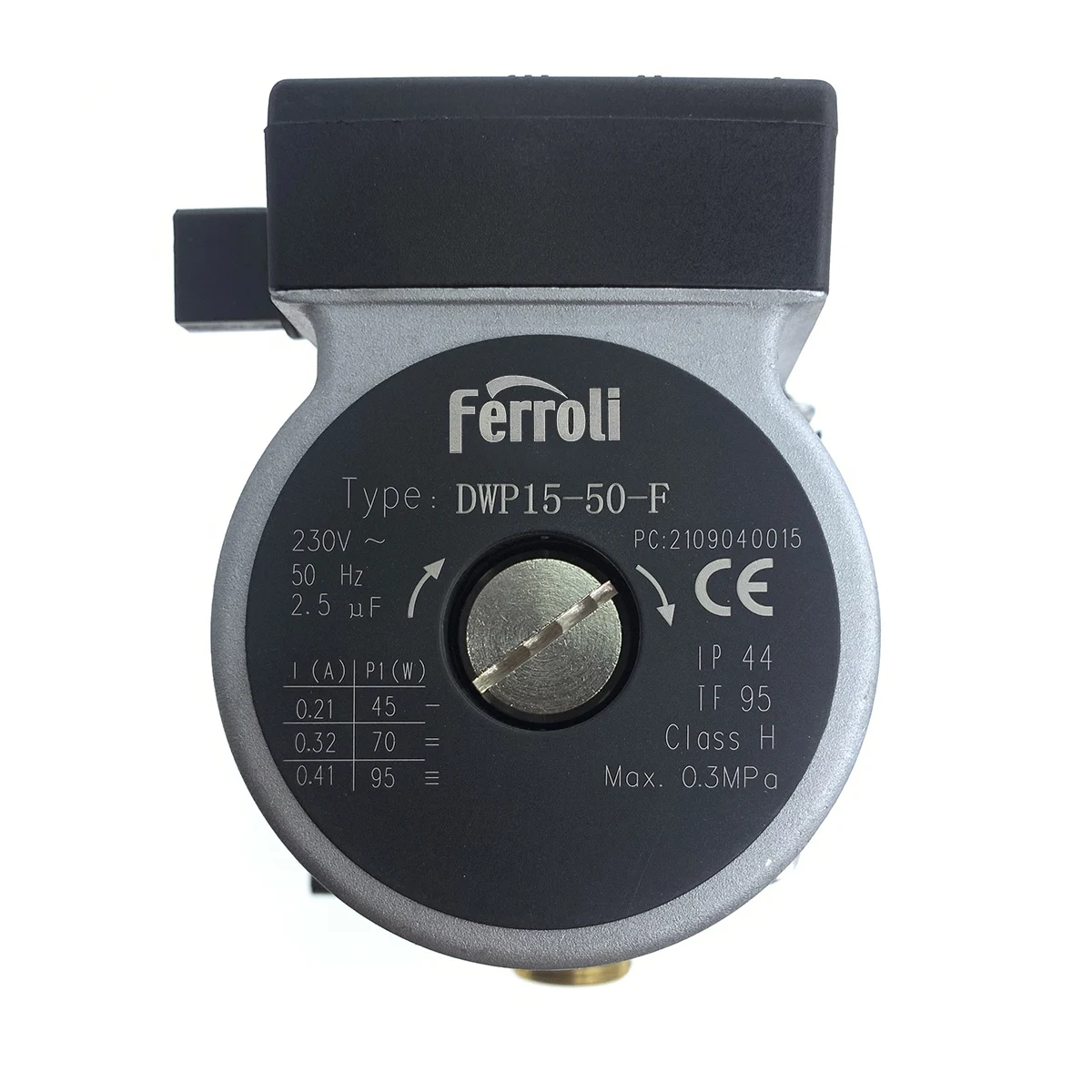 Ferroli DWP15-50-F 36600160 / 46660270 Boiler Water Circulation Pump for Fortuna & Diva Compatible with FRSL15/4.1 HE-3 KU C | Бытовая